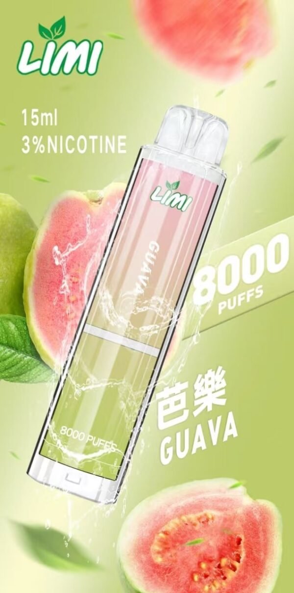1.jpg LIMI 8000 PUFFS 發光拋棄式電子煙 台灣電子煙批發 現貨