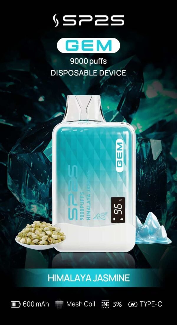 118.jpg SP2S GEM 9000 PUFFS 拋棄式電子煙 一次性霧化桿推薦