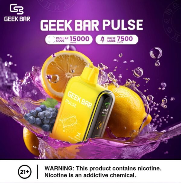 e8ebdddb758e9570e3f777235c1f24ee.jpg GEEK BAR PULESE 15000 Puffs 小火箭拋棄式電子煙 霧化棒推薦