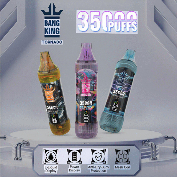 bang-king-35000-puffs.png Bang King 35000 Puffs 大容量拋棄式電子煙 歐美爆款